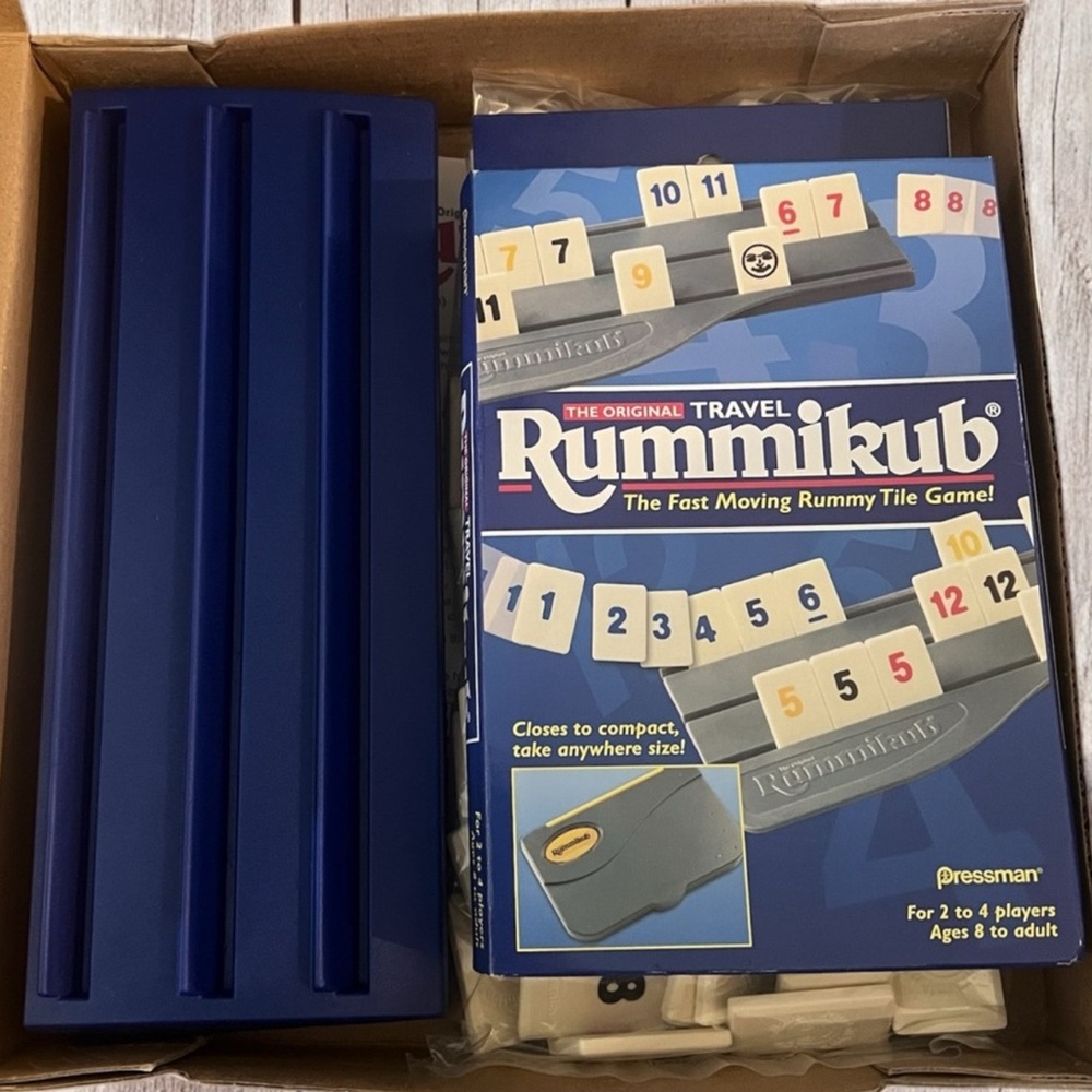 Vintage 1997 - THE ORIGINAL RUMMIKUB THE FAST MOVING RUMMY TILE GAME! NEW IN BOX - Picture 4 of 6